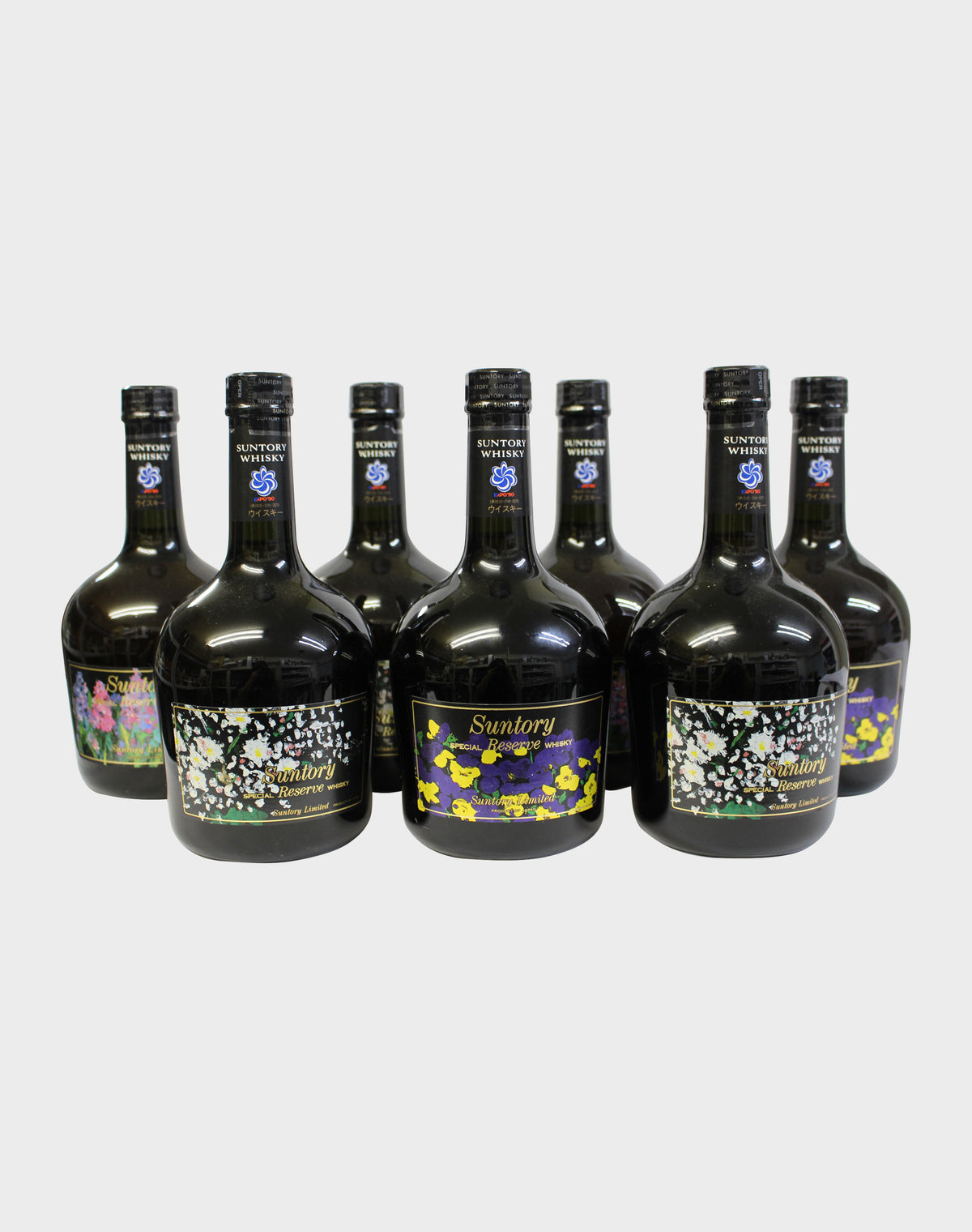 Suntory Reserved Whisky for Expo 1990 (7 Bottles) 750ml
