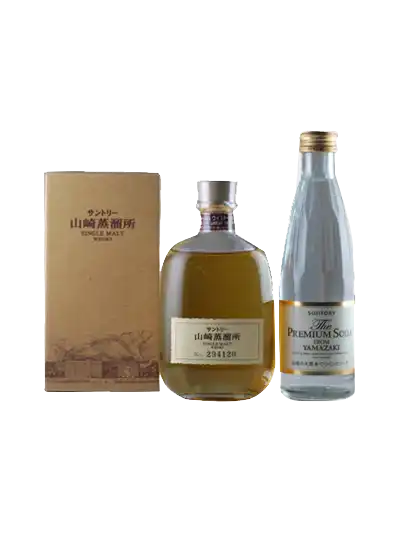 Suntory Yamazaki Single Malt Whisky & Premium Soda Water Suntory Yamazaki Single Malt Whisky & Premium Soda Water