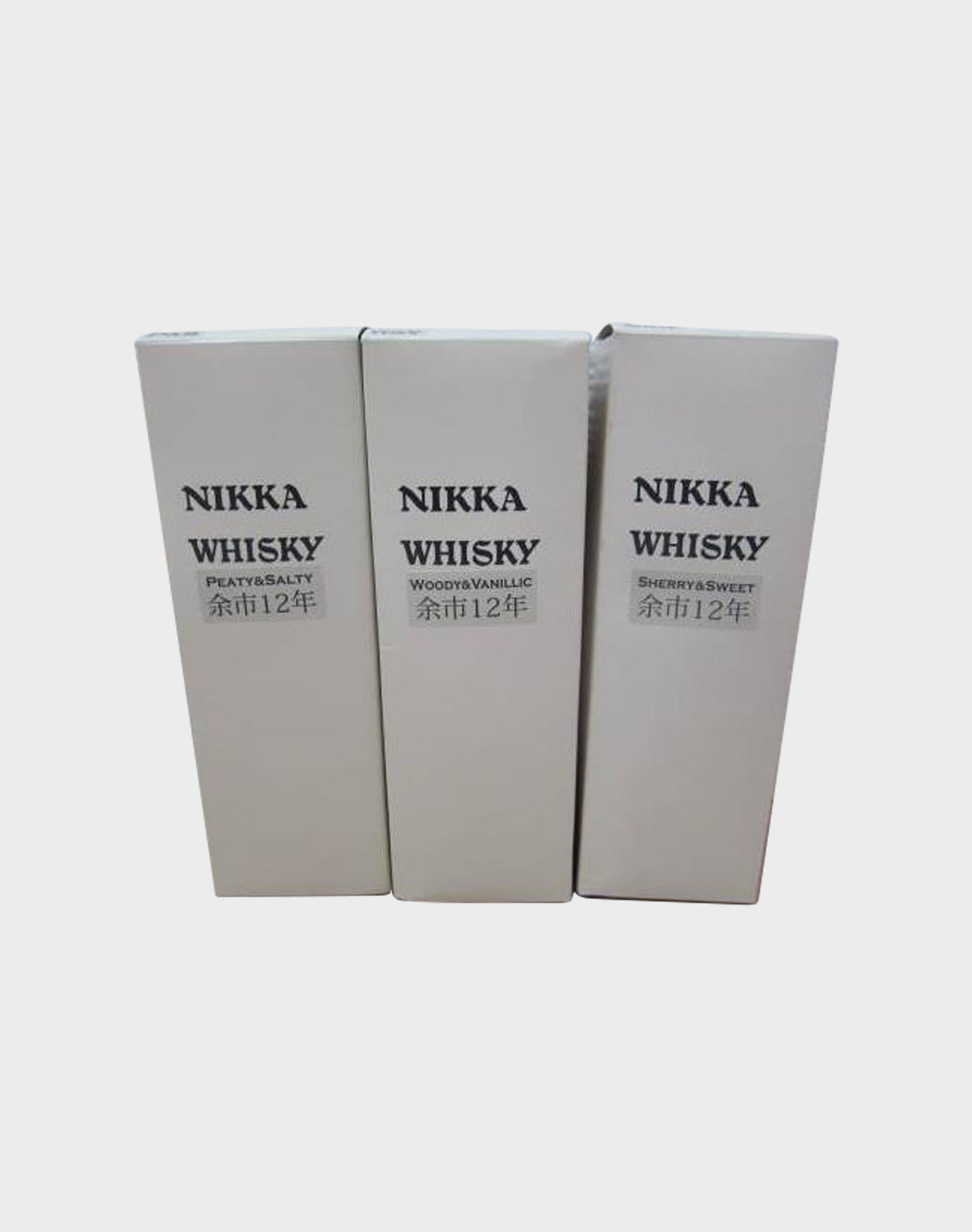 Nikka Yoichi Single Malt 12 Year Old 3 Bottle Set