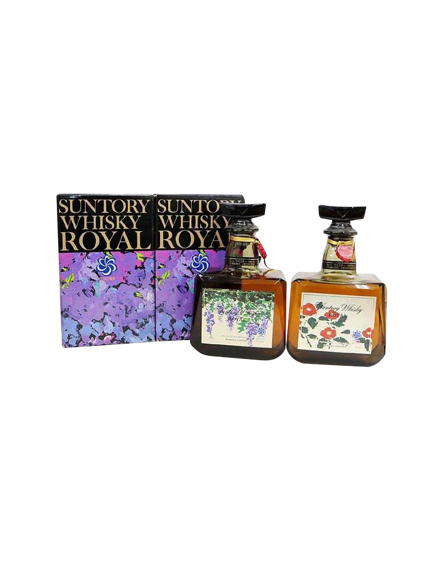 Suntory Royal Whisky For Flowers Expo 1990 Set
