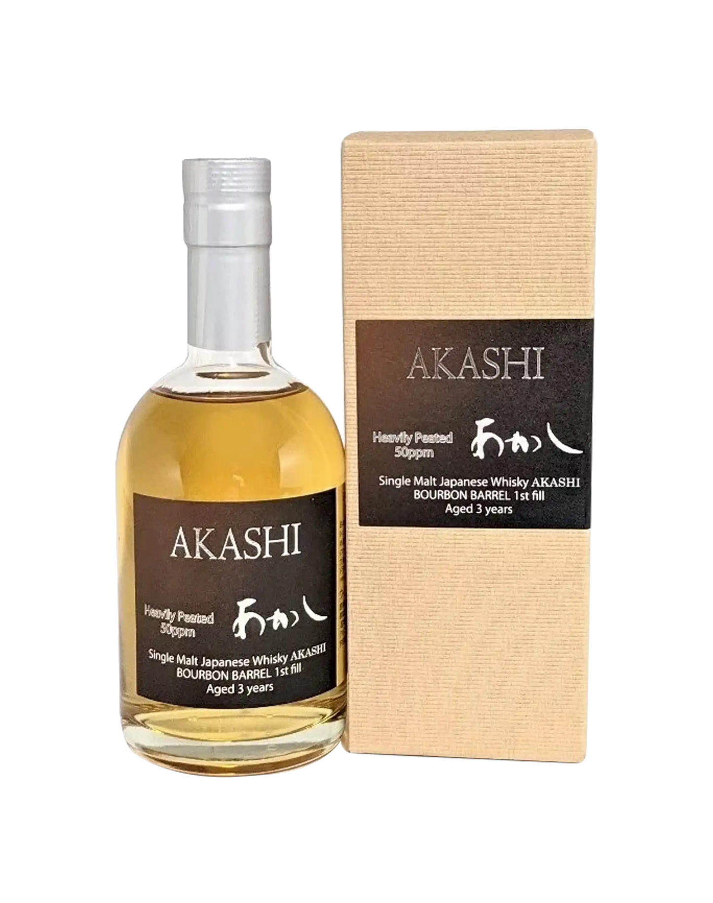 Akashi 3 Years Old Heavily Peated Bourbon Barrel 1st fill