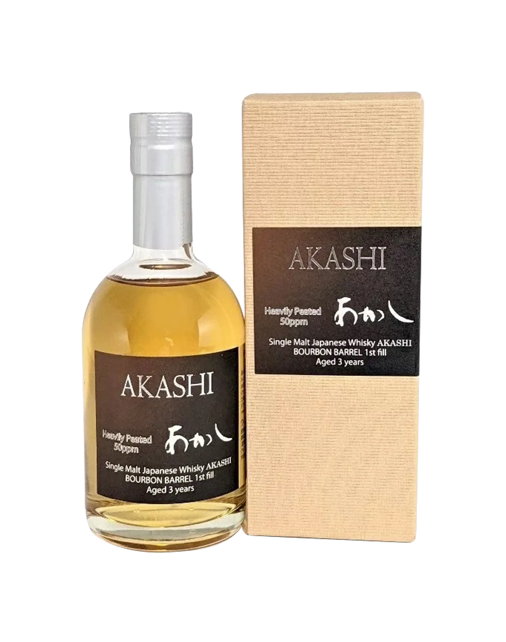 Akashi 3 Years Old Heavily Peated Bourbon Barrel 1st fill