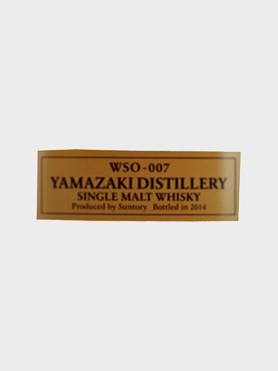 Suntory W Shop - Osaka Release Only - Yamazaki Wso-007