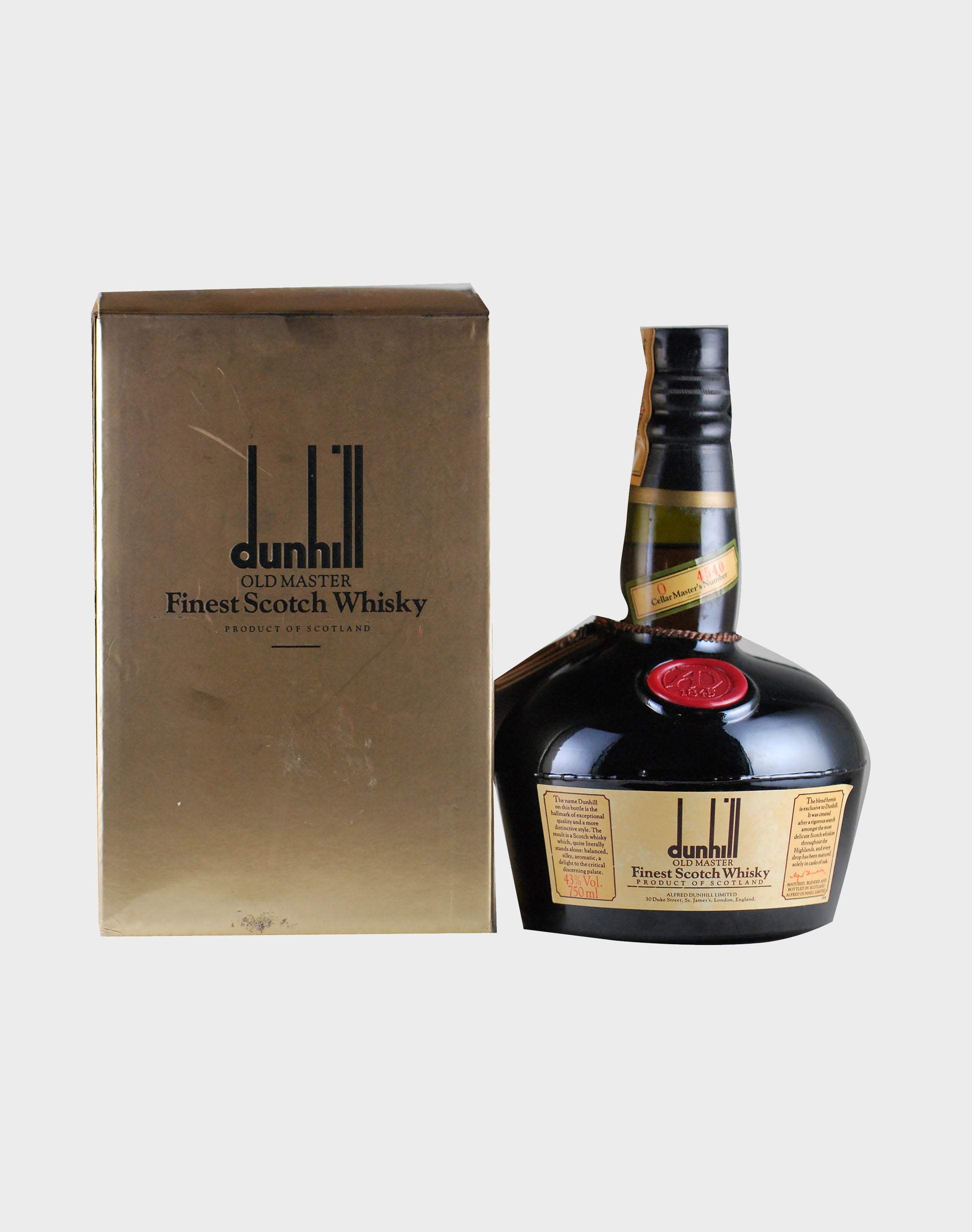 Dunhill Old Masters Finest Scotch Whisky