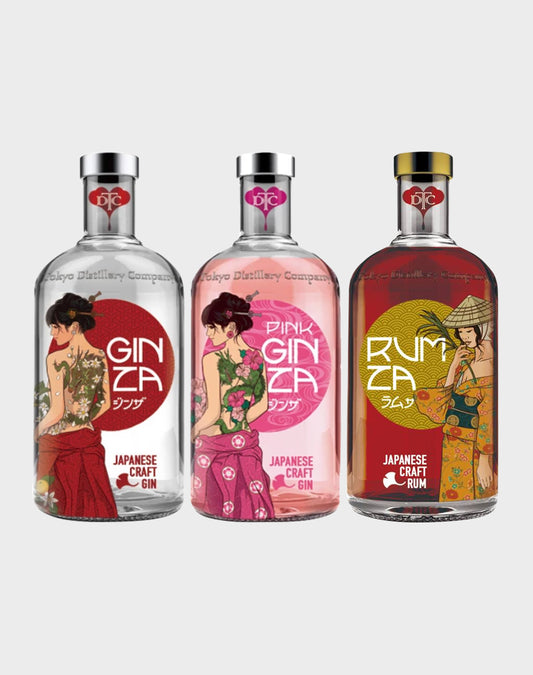 Gin Za Japanese 3 Bottles Set