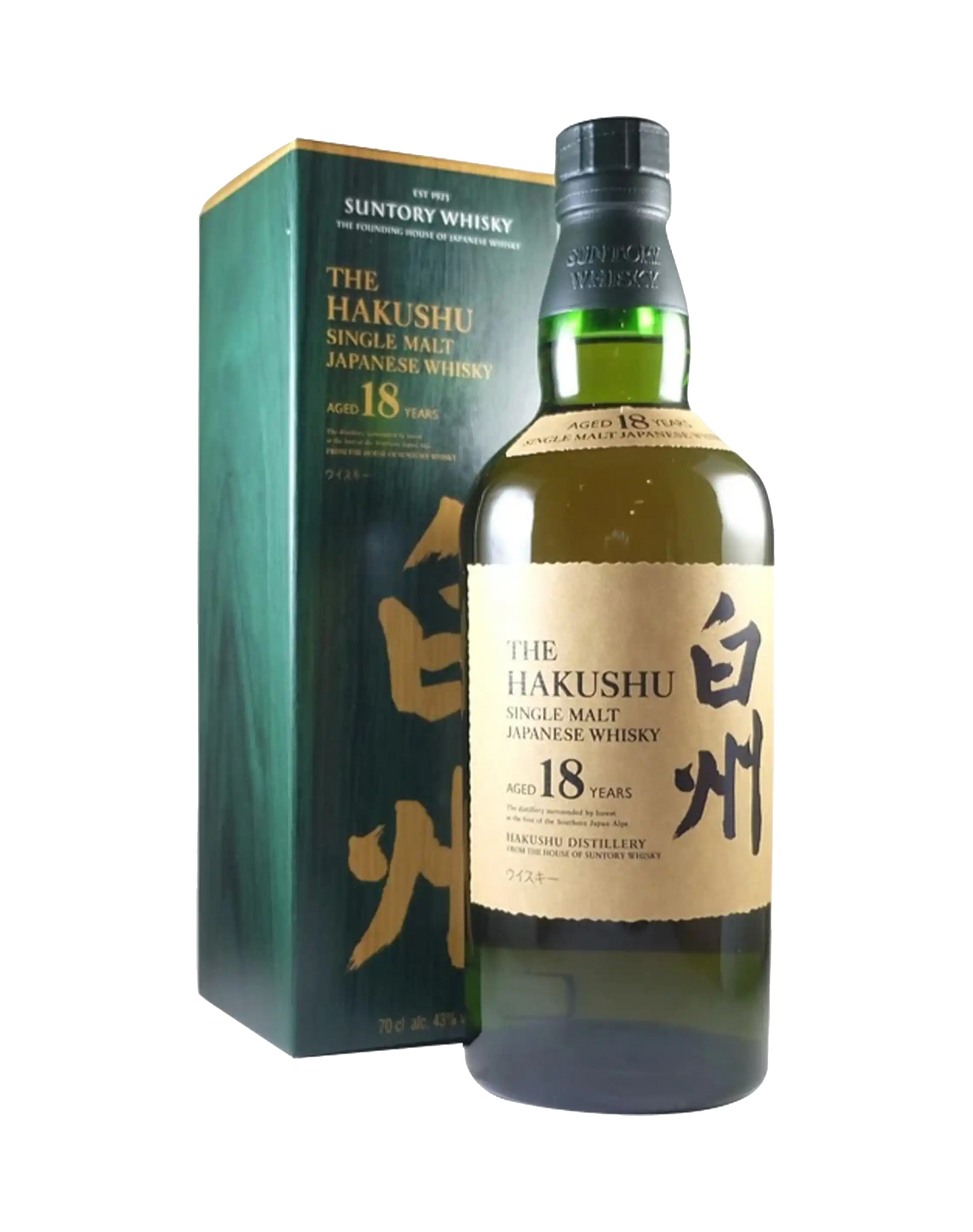 Hakushu 18 Years Single Malt Whisky