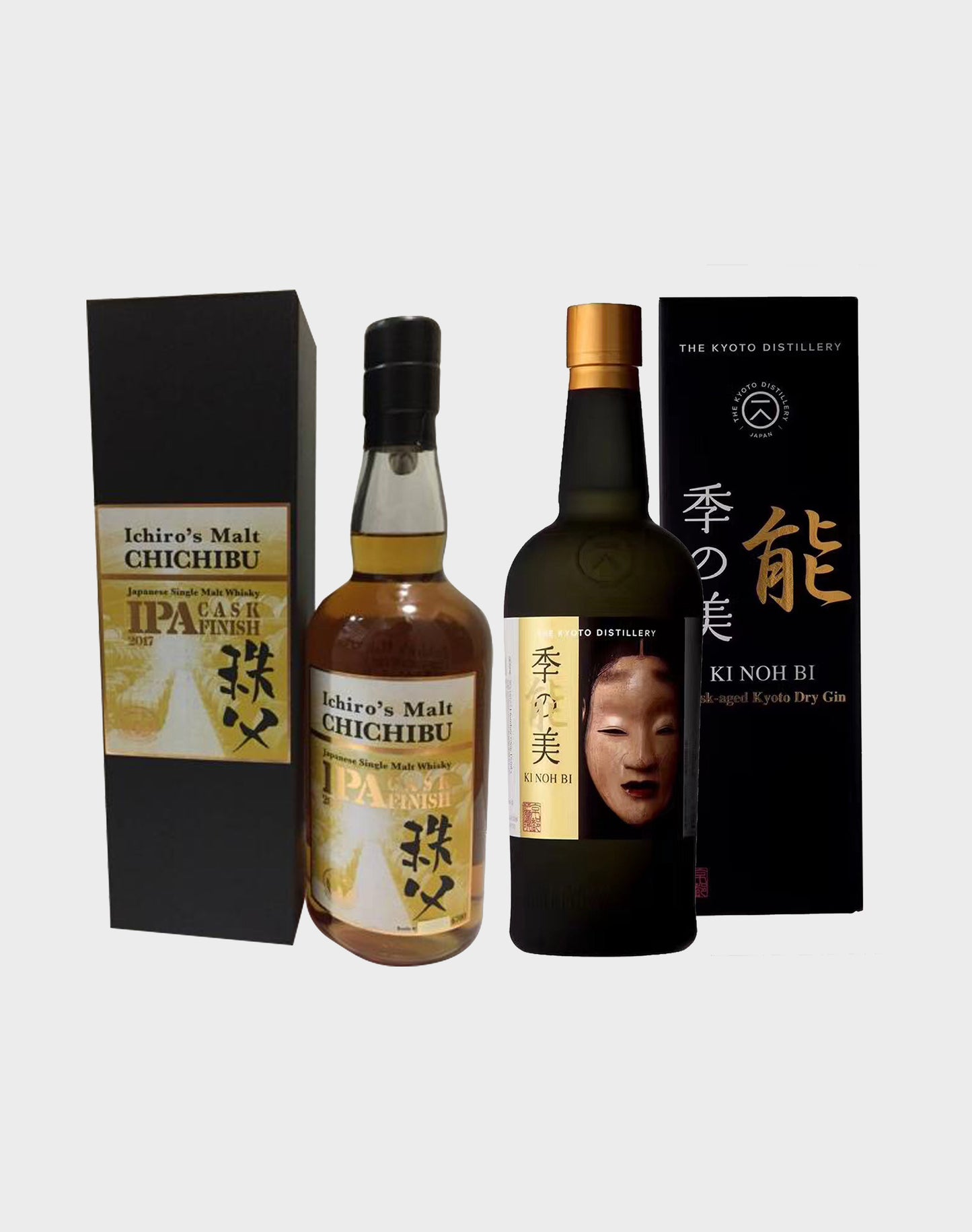 Ichiro's Malt Chichibu IPA 2017 Cask Finish Whisky   Kyoto Ki Noh Bi Ex-Karuizawa Sherry Cask Dry Gin