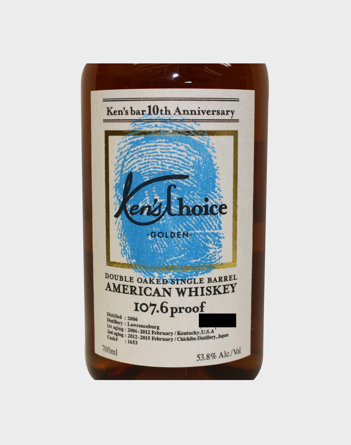 Ichiro’s Malt Chichibu – Ken’s Choice Golden (Blue Thumb Print Label)