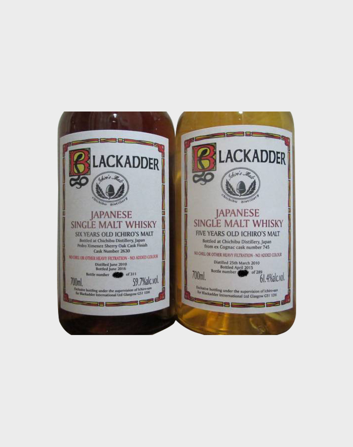 Ichiro's Malt Blackadder Single Malt Set