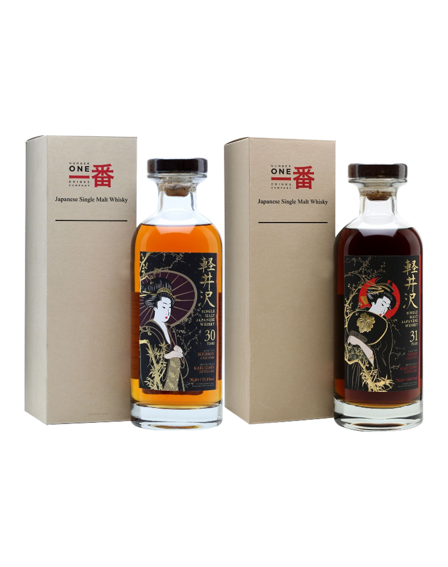 Karuizawa Geisha Collection TWE Set Cask #3555 & 8606 (Price Upon Request)