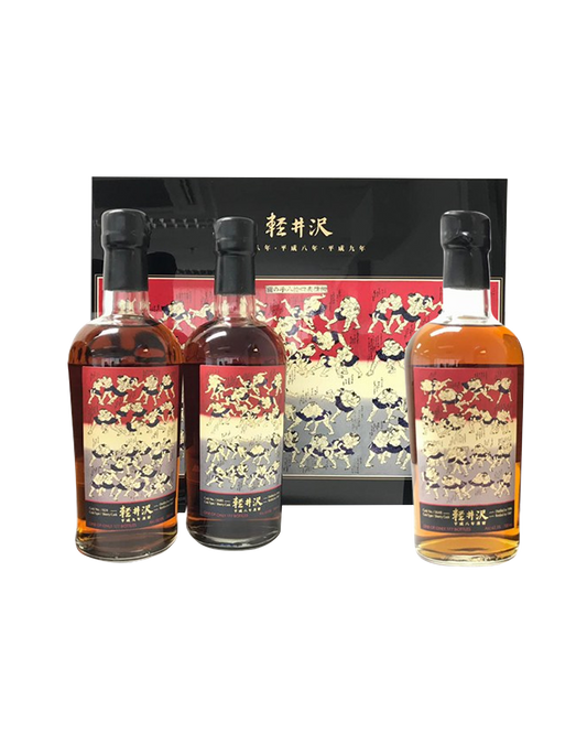 Karuizawa Sumo 48 Wrestlers – Three Bottle Set Cask #3680, 3648 & 824 (Price Upon Request)