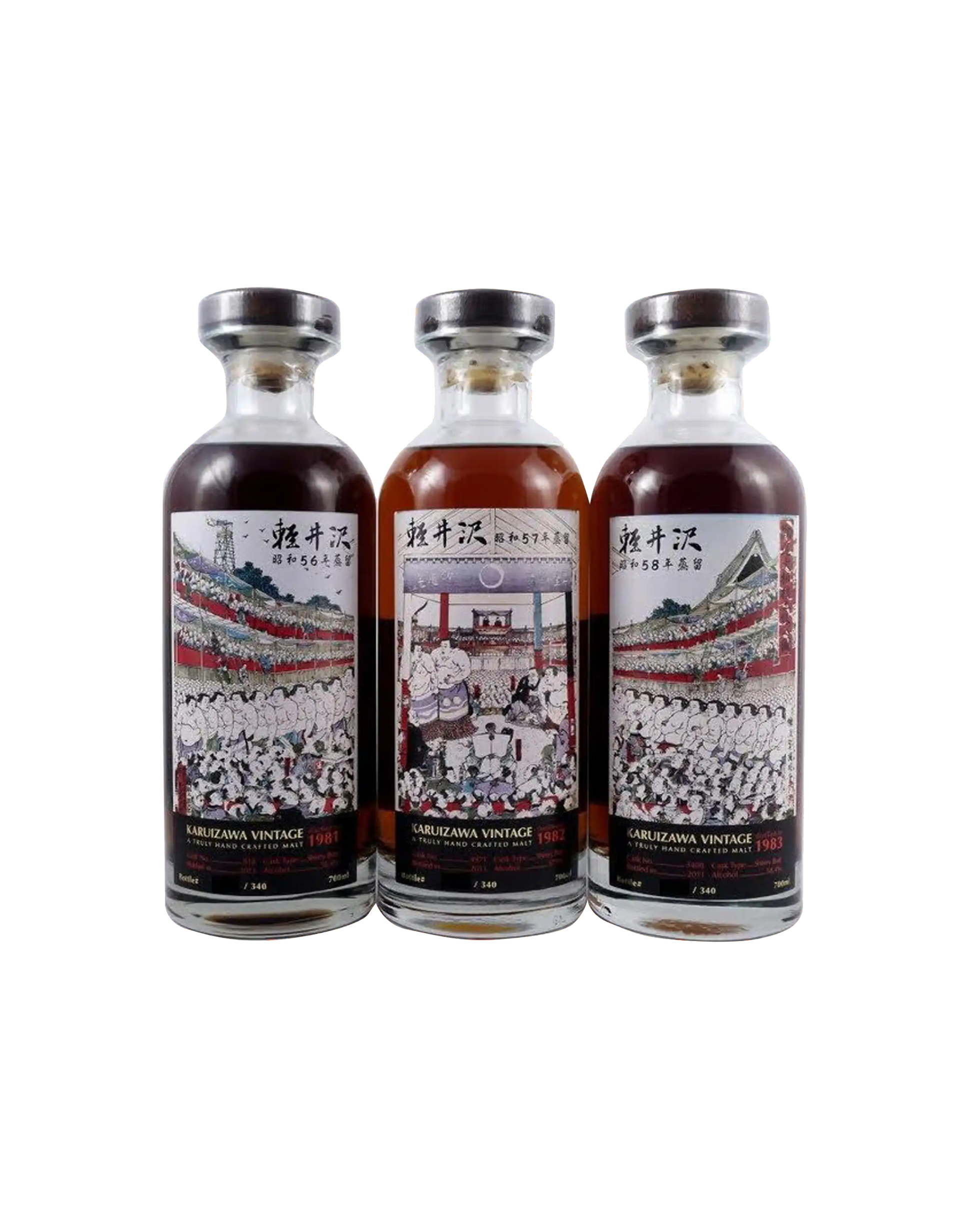 Karuizawa Honor Sumo Triple Set (1981/1982/1983) (Price Upon Request)