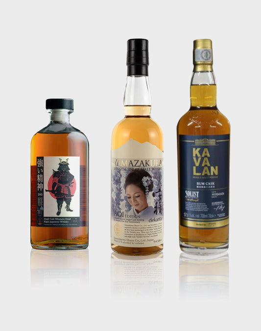 Kigai & Aoi & Kavalan Rum Cask Bundle