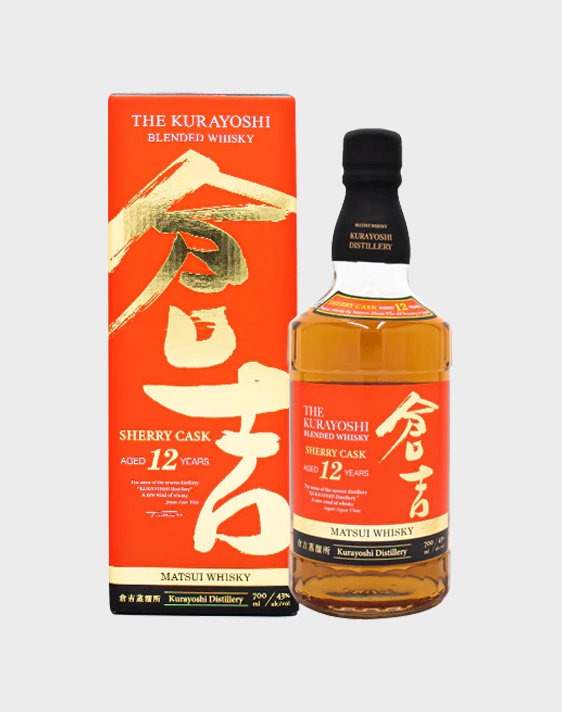 Kurayoshi 12 Year Old Red Label Sherry Cask