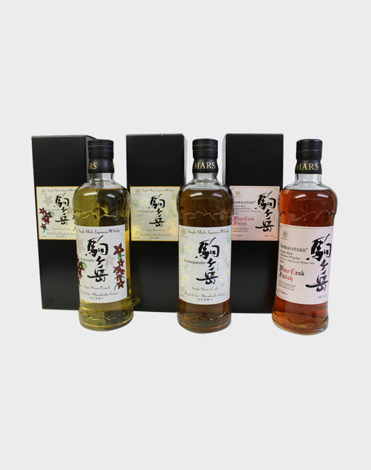 Mars Komagatake Whisky Sherry, Wine Cask Finish & Heavily Peated Set