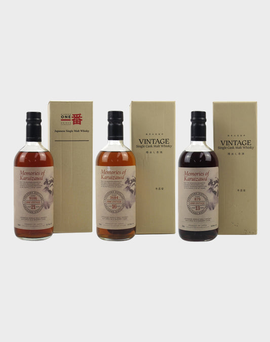 Memories of Karuizawa Set with Tokyo Bar Show & Vacation Whisky 1999