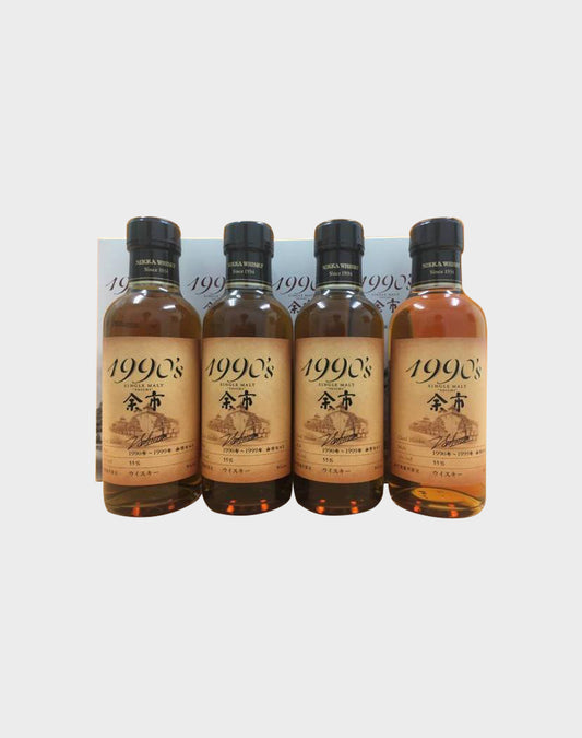 Nikka Miyagikyo 1990s 180ml 4-Bottle Set