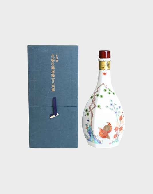 Hibiki 21 Year Old Whisky Octagonal Porcelain Bottle