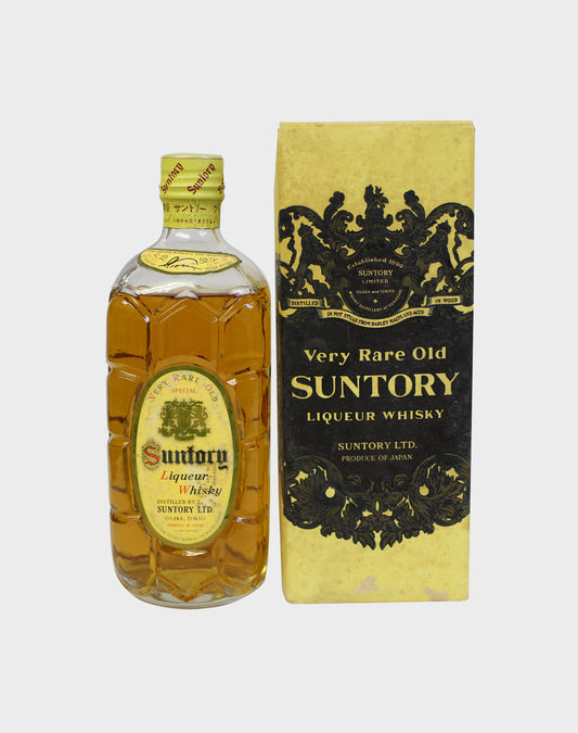 Suntory Liqueur Square Bottle Very Rare Old 1950s