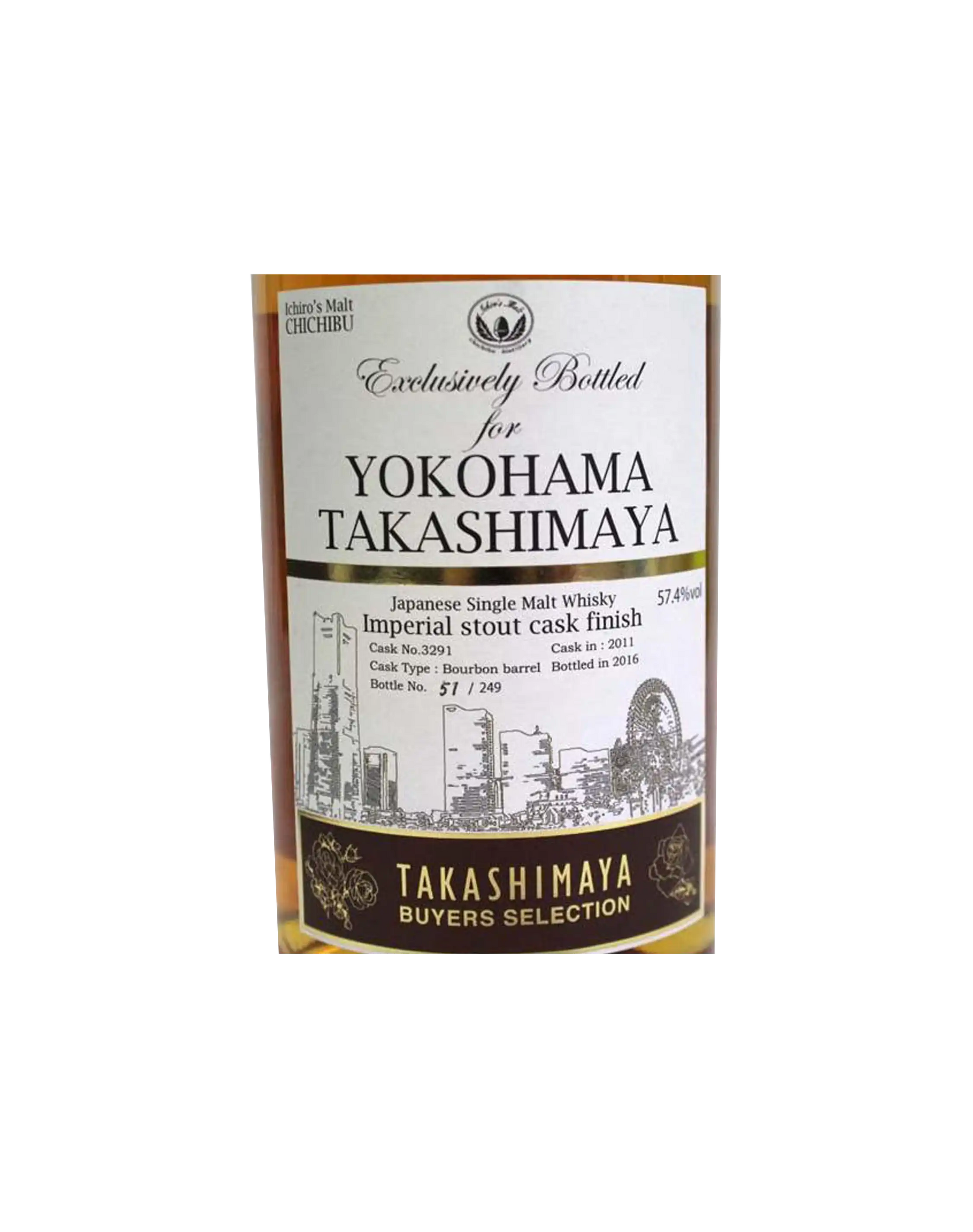 Ichiro's Malt Yokohama Takashimaya Imperial Stout Cask Finish