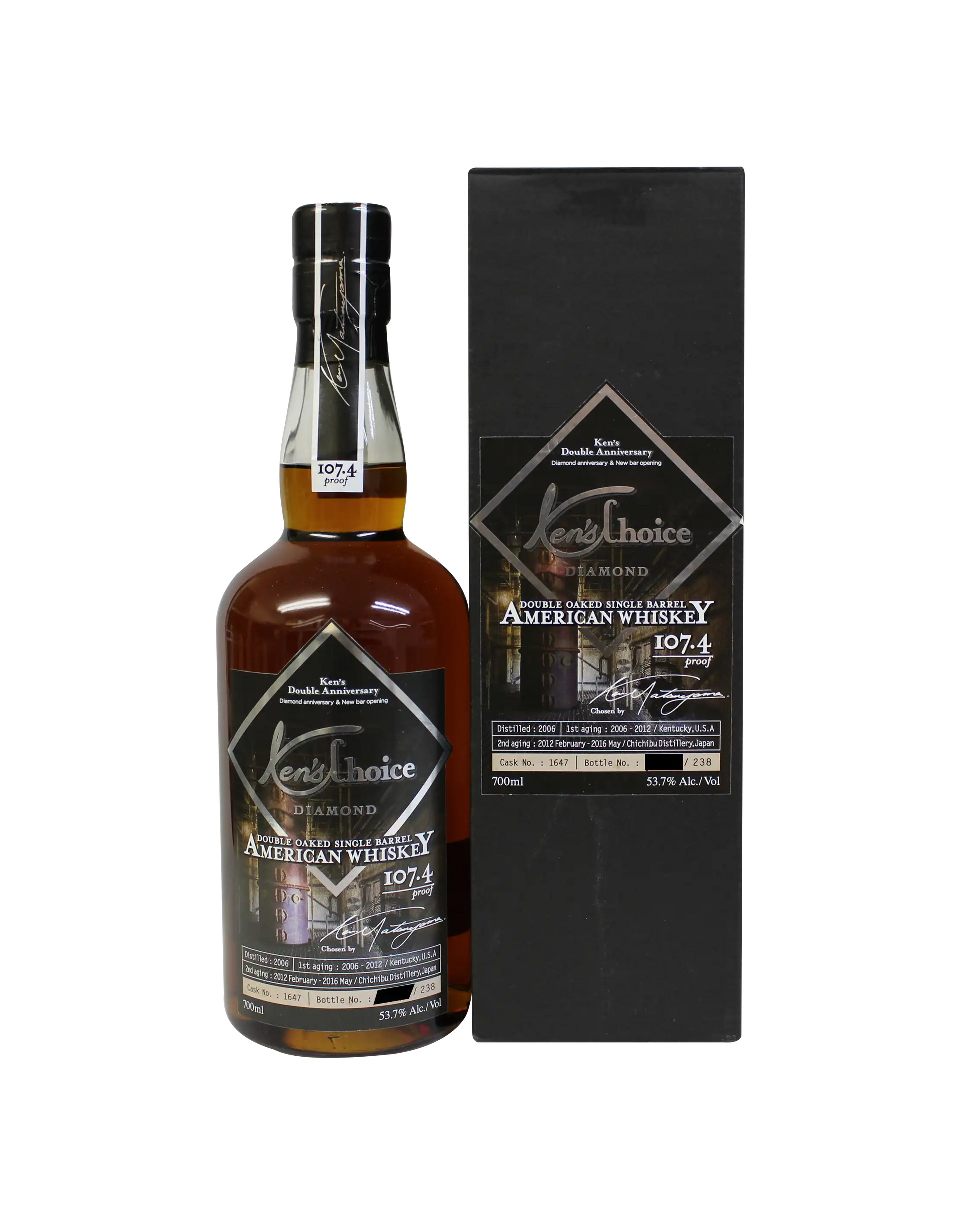 Ichiro's Malt Ken's Choice Diamond American Whisky Double Anniversary