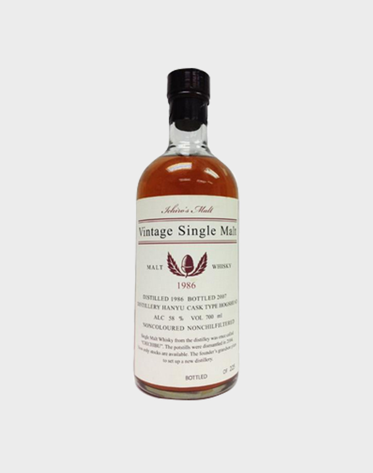Ichiro's Malt - Vintage Single Malt 1986