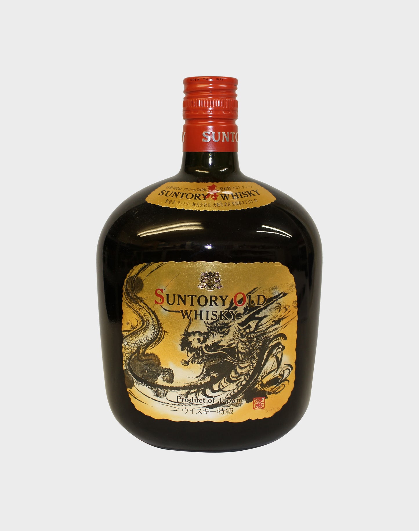 Suntory Old Whisky Dragon Label (No Box)