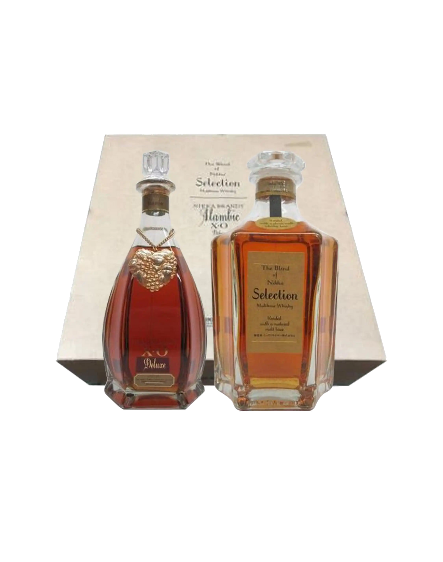 The Blend of Nikka Selection & Alambic X.O. Brandy Gift Set