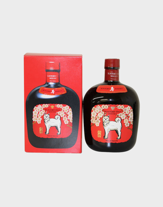 Suntory Old Whisky Zodiac Bottle Dog 2017