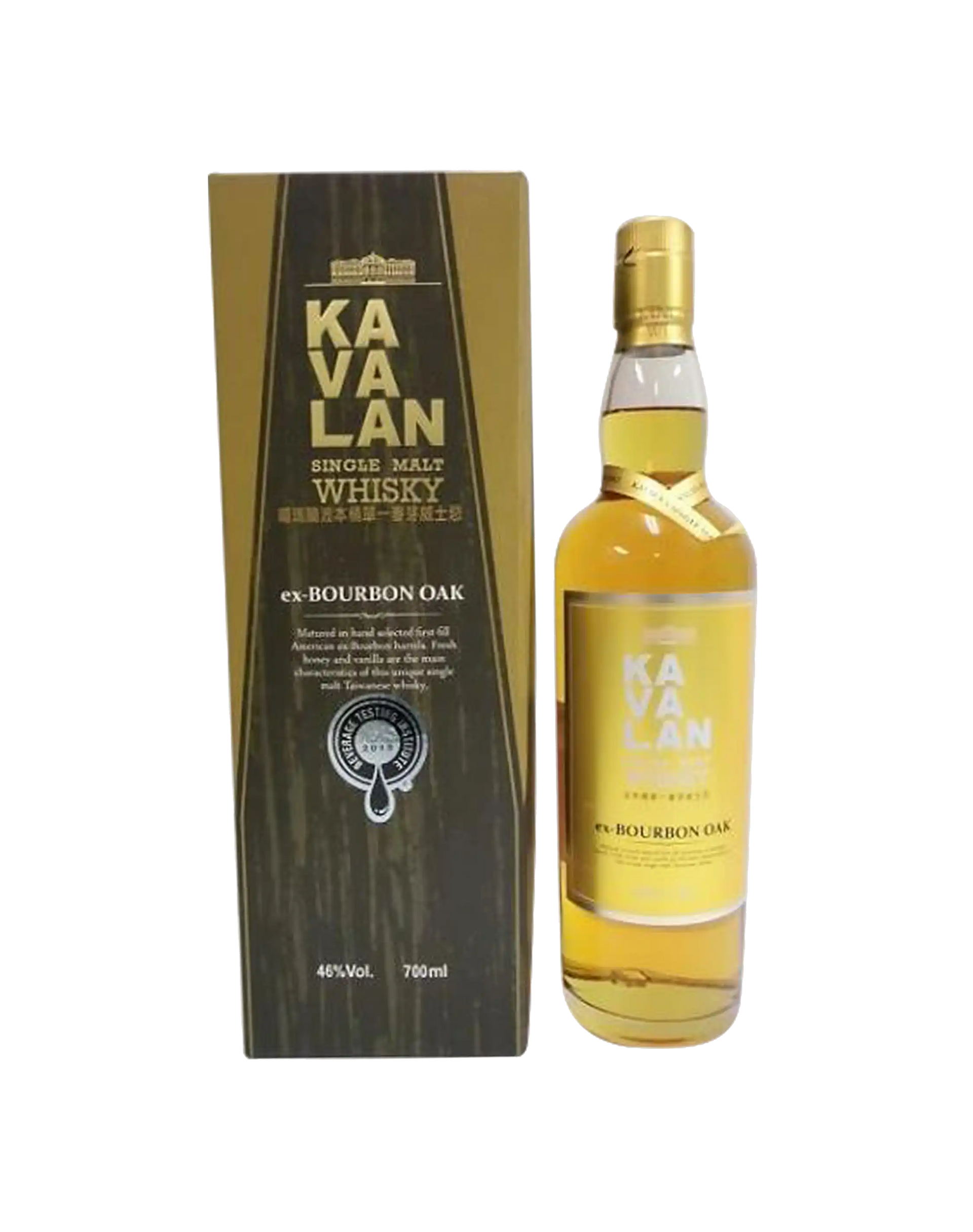 ウイスキー KAVALAN ex-Bourbon Oak 700ml 46% Kavalan Single Malt Ex-Bourbon Oak