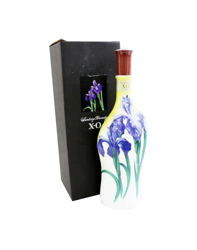 Suntory Brandy X.O. Iris Ceramic Bottle