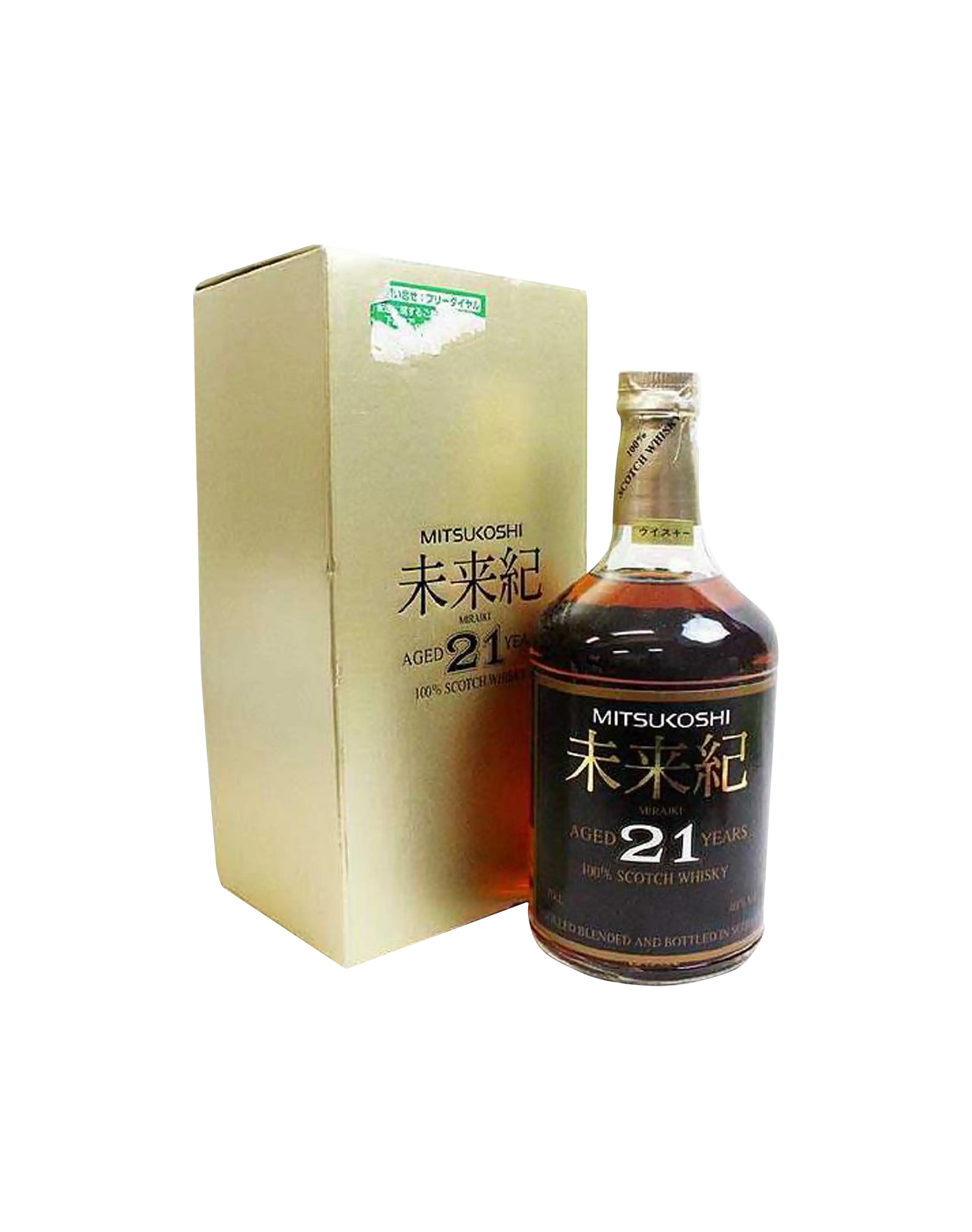 Mitsukoshi 21 Year Old Miraiki Scotch Whisky