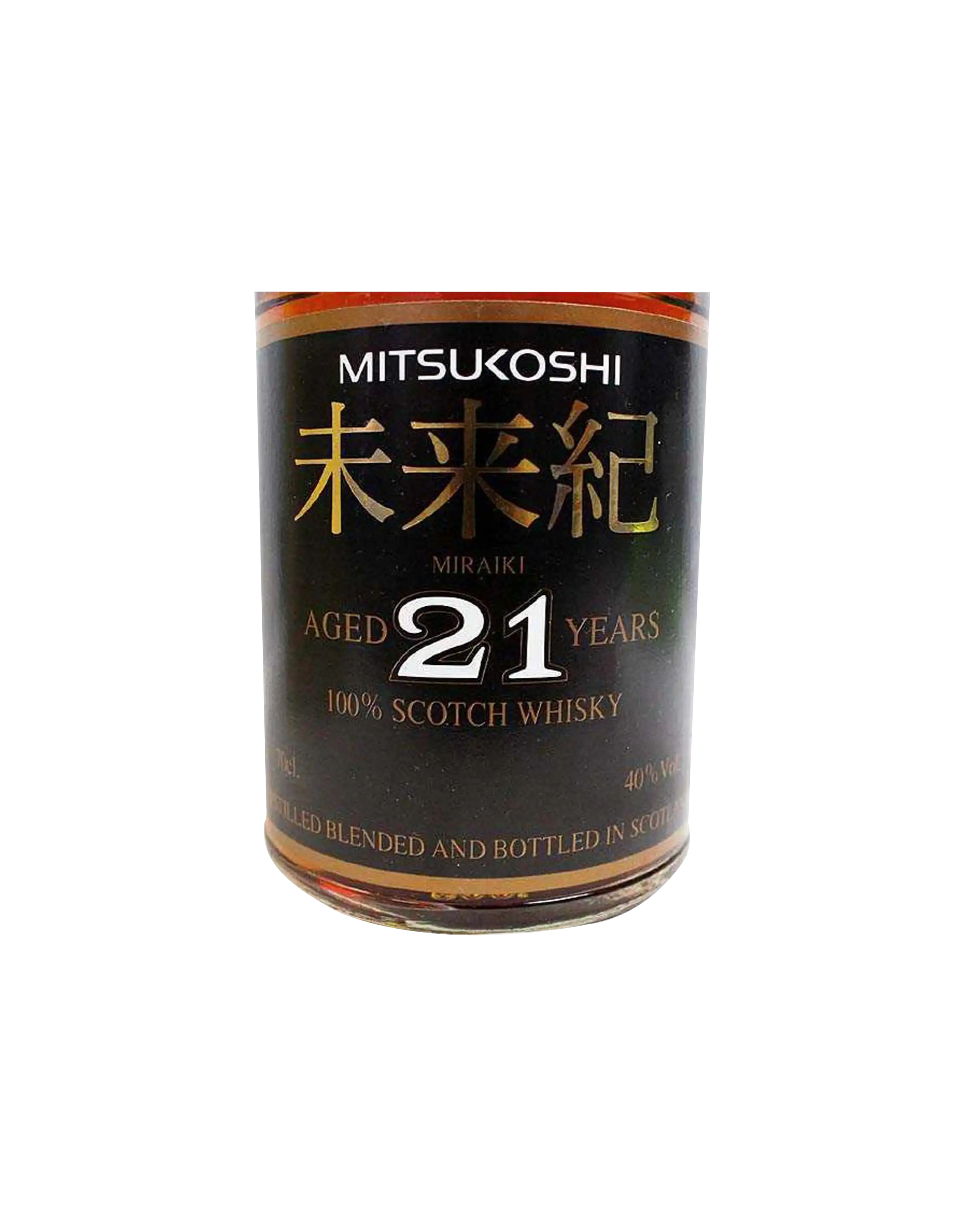 Mitsukoshi 21 Year Old Miraiki Scotch Whisky