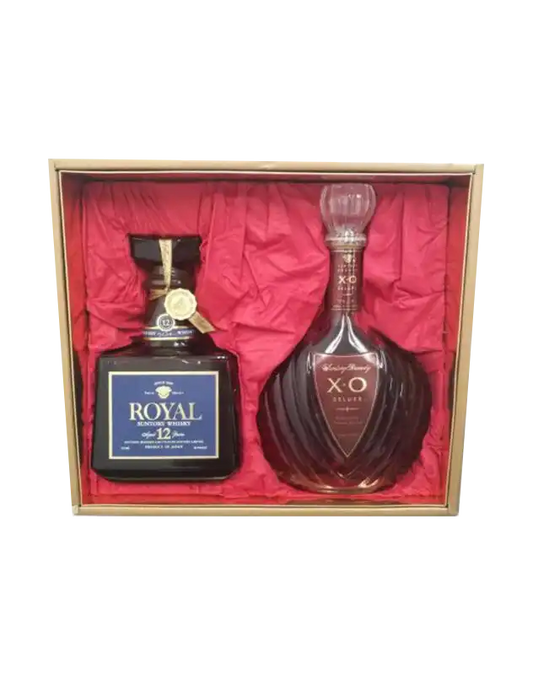 Suntory Royal 12 Year Old & Brandy X.O Deluxe Whisky Set