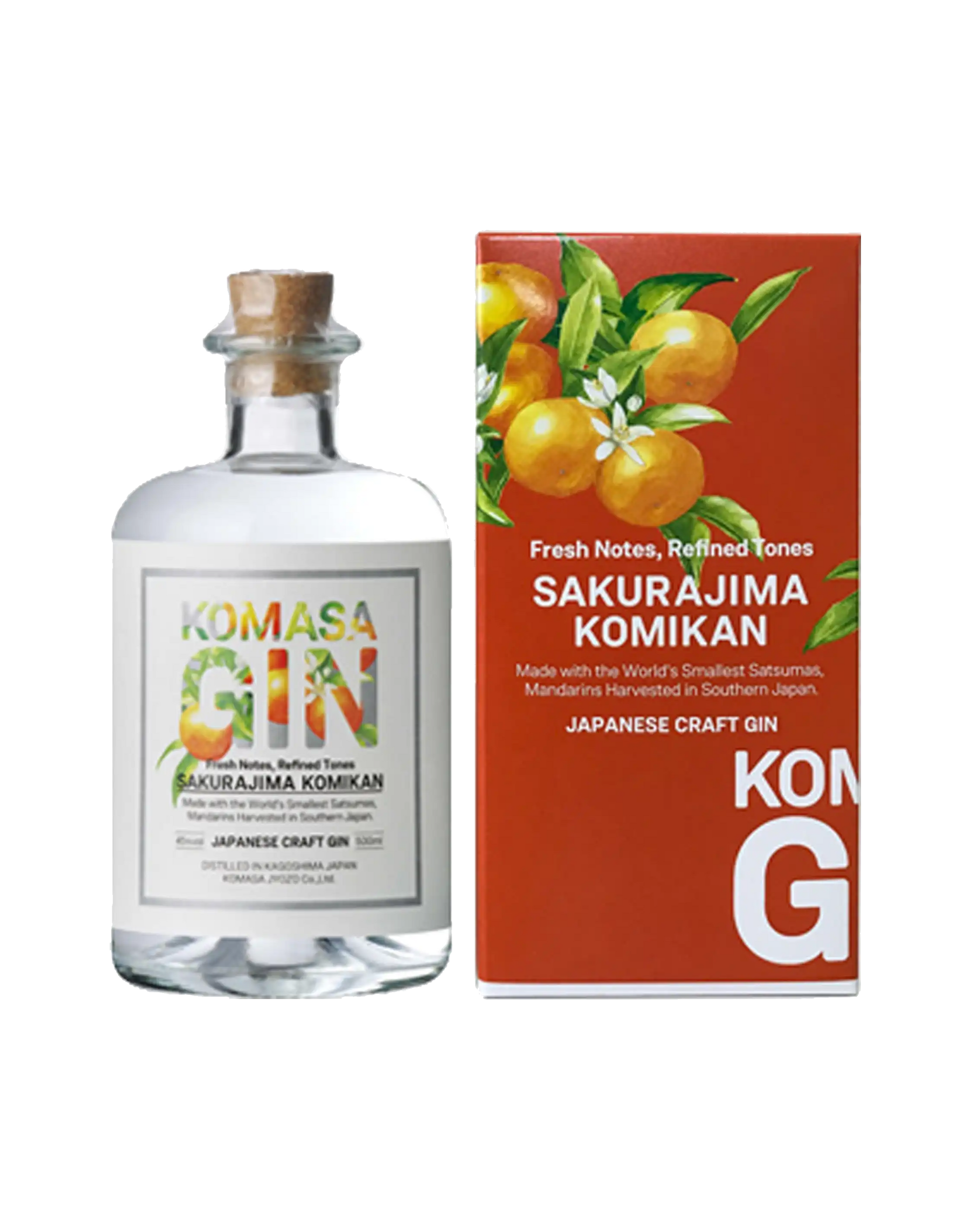 KOMASA GIN SAKURAJIMA KOMIKANのボトル画像
