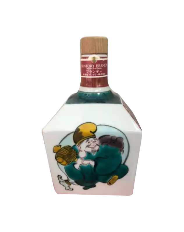 Suntory Kutani-yaki Ebisu Ceramic Bottle