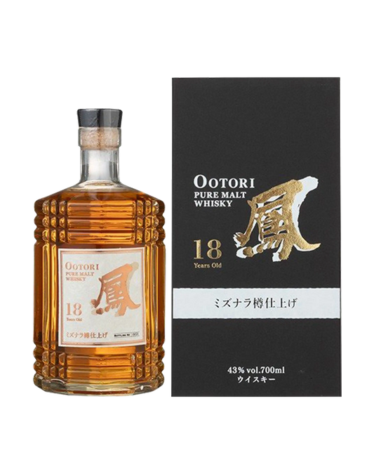 Ootori Pure Malt 18 Years Old Mizunara Finish