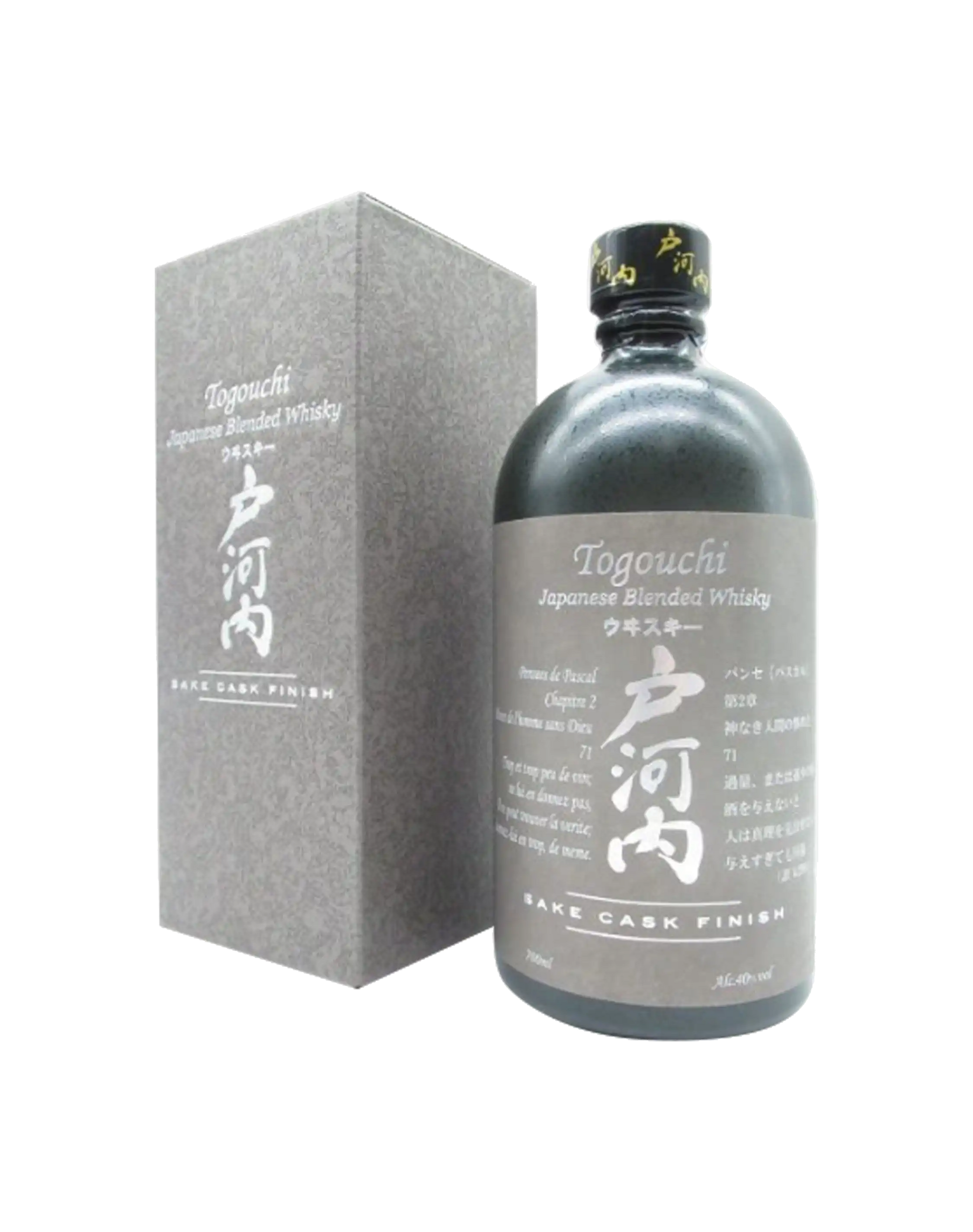 Togouchi Whisky Sake Cask Finish