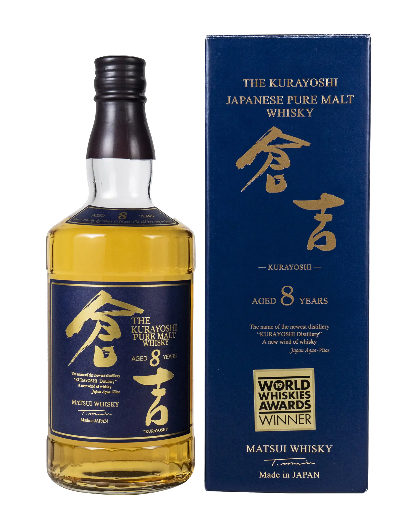 The Kurayoshi Pure Malt 8 Years Old WWA