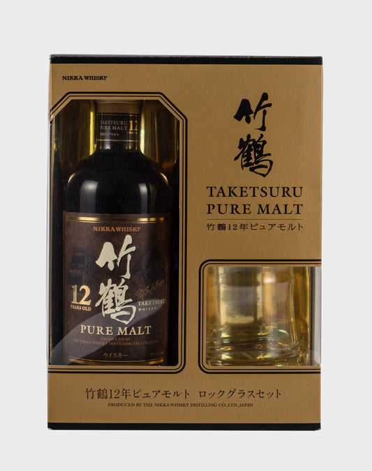 Nikka Taketsuru 12 Year Old Set with Glass