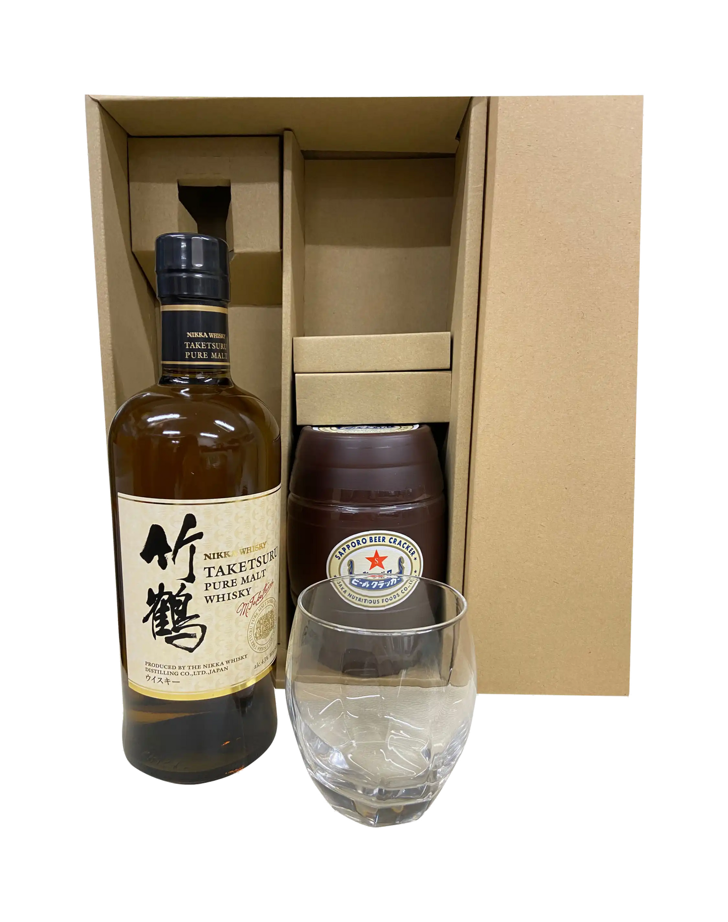 Nikka Taketsuru Rock Glass & Cracker Set