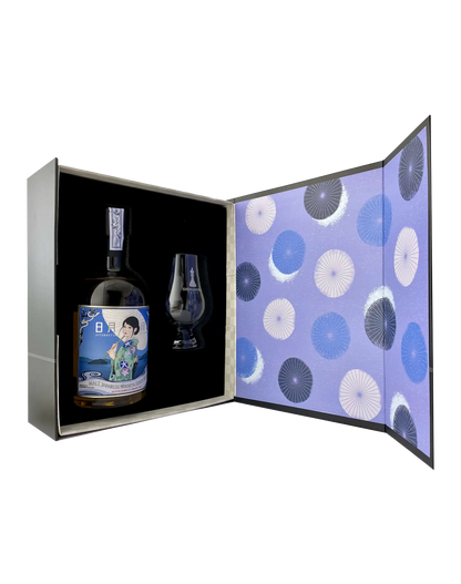 Nagahama "Jitsugetsu Ryokushu" Set with Glass