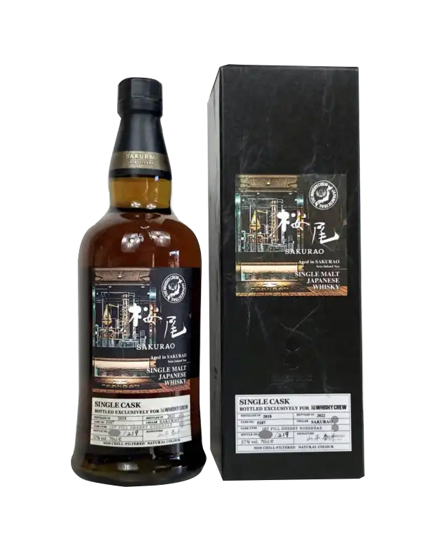 Sakurao Bottled for The Whisky Crew Cask# 5107