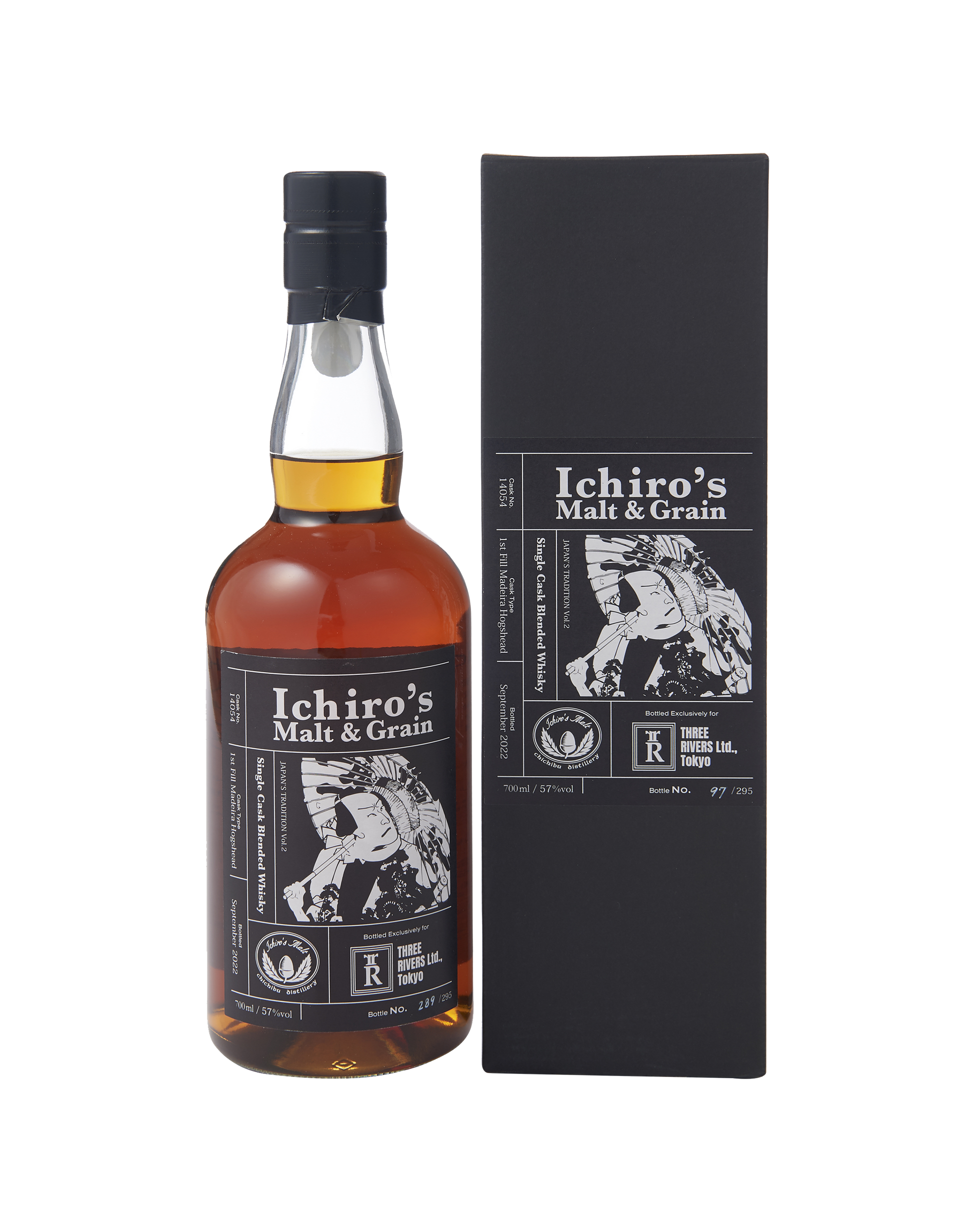 Ichiro's Malt & Grain Three Rivers First Fill Madeira Hogshead #14054