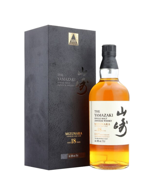 Suntory Yamazaki 18 Years Old Mizunara Cask 100th Anniversary