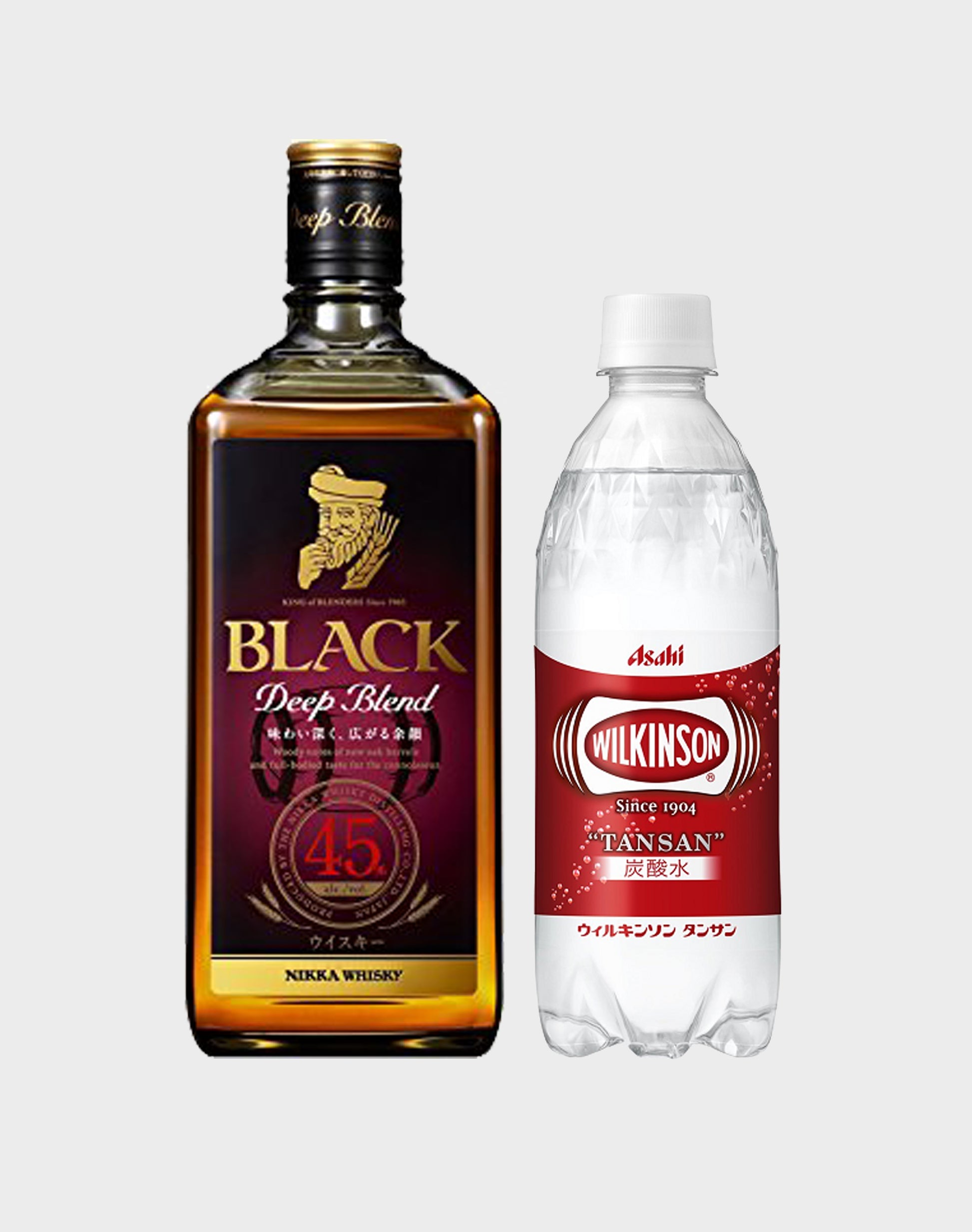 Nikka Black Deep Blend Whisky with Asahi ‘Tansan’ Soda Water