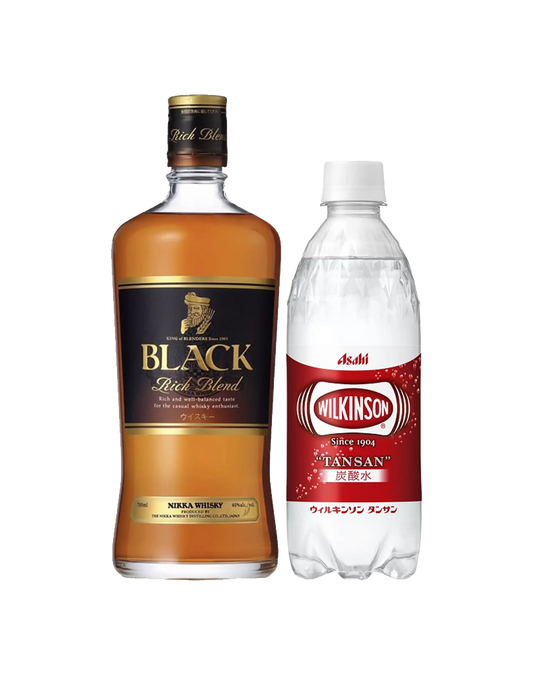 Nikka Black Rich Blend Whisky with Asahi 'Tansan' Soda Water