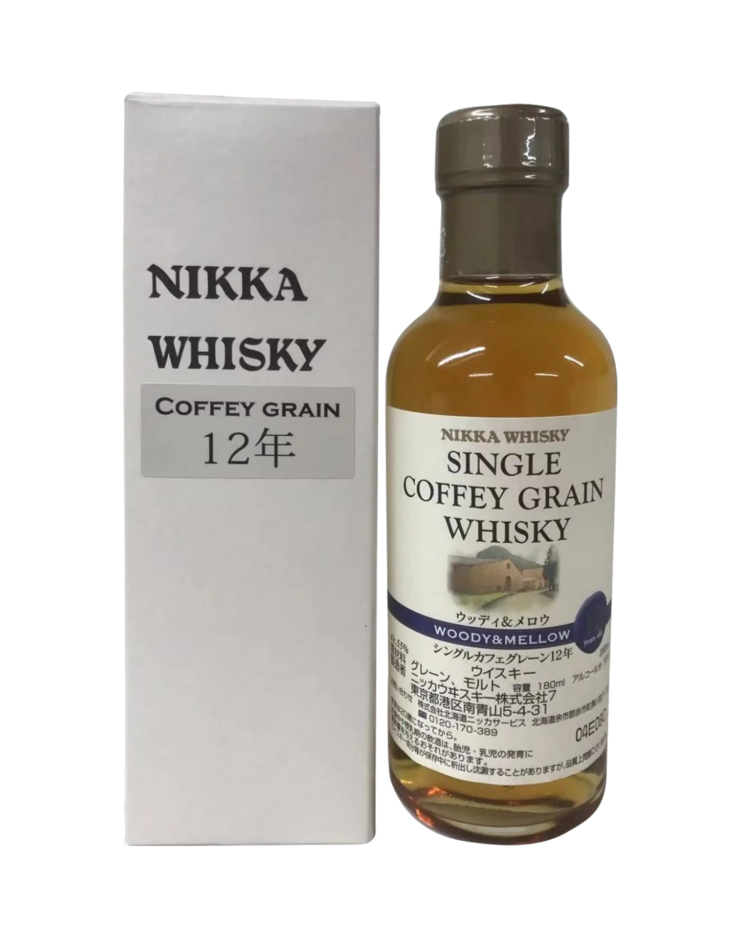 Nikka Coffey Grain 12 Year Old Woody & Mellow 180ml