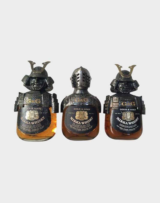 Nikka G & G Armor Knight Samurai Asuhara Set (3 bottles)