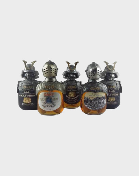 Nikka G & G Whisky Military Commander 5 Bottle Set